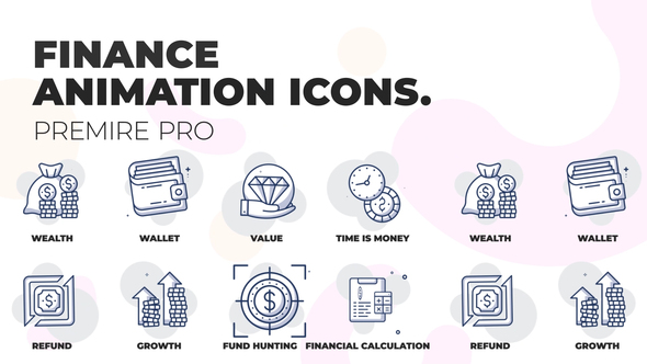 Finance & Banking - Animation Icons (MOGRT)
