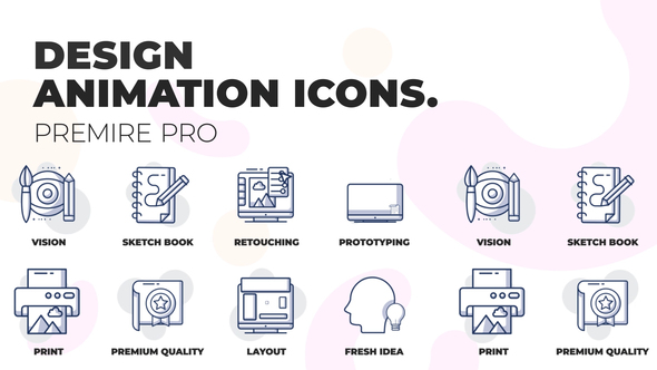 Web design - Animation Icons (MOGRT)