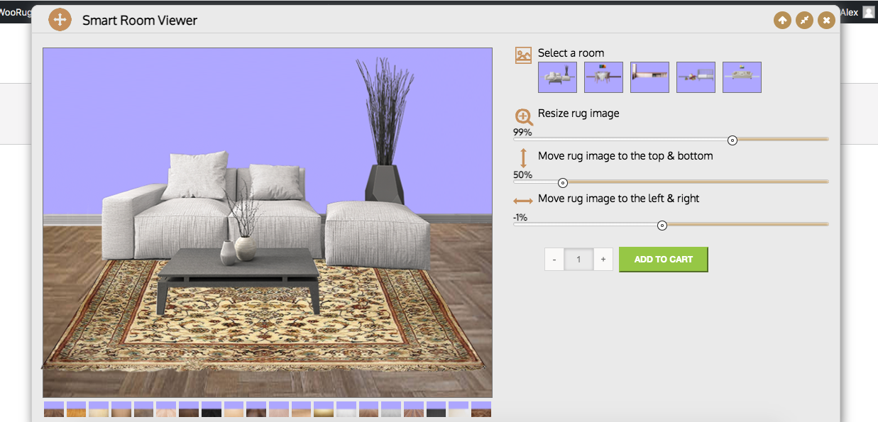 Rugs Virtual Try on Floors WordPress by Go CodeCanyon