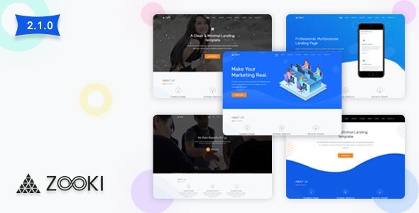 Zooki - Bootstrap 5 Landing Page Template