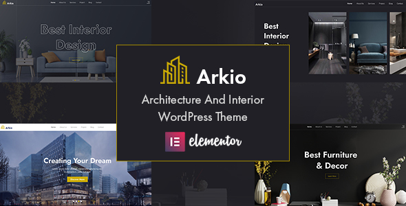 Arkio – Architecture & Interior WordPress Theme