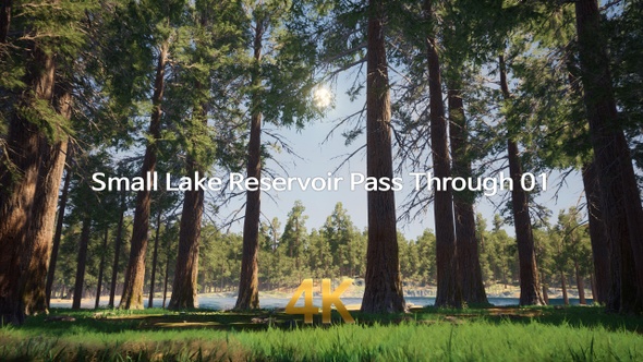 Small Lake Reservoir Pass Through 4K 01 alt