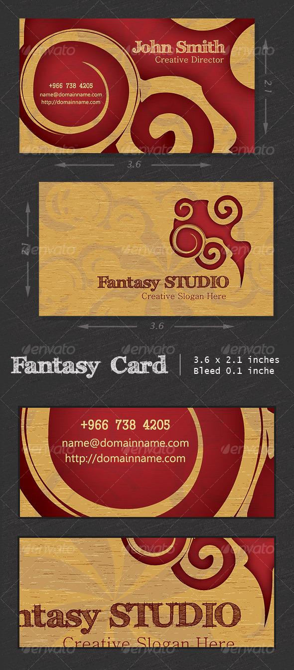 Fantasy Card - Creative Business Cards