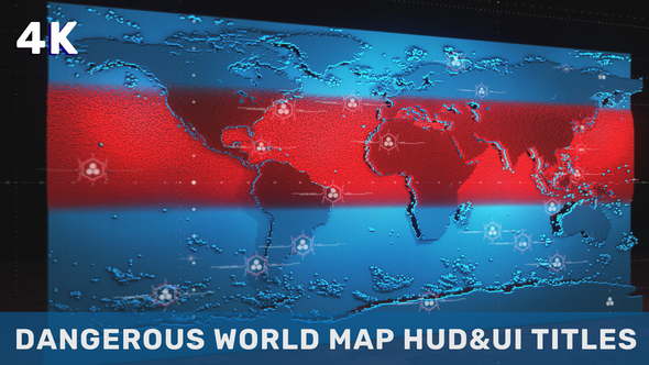 Dangerous World Map HUD UI Titles