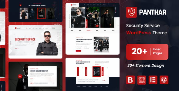Panthar - Private Security Service WordPress Theme