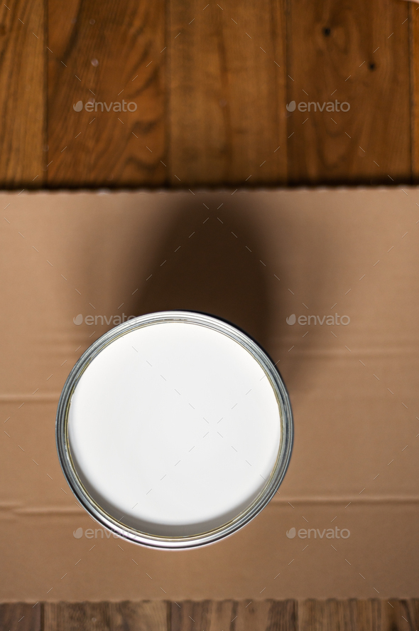 Wall paint cans Stock Photo by Manuta PhotoDune