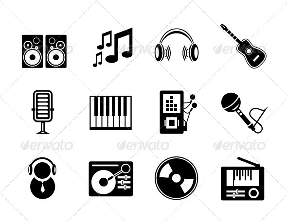Music Doddle Vector Set. Related Icon Set with Hand Drawn Style Stock  Vector - Illustration of isolated, hand: 238839242