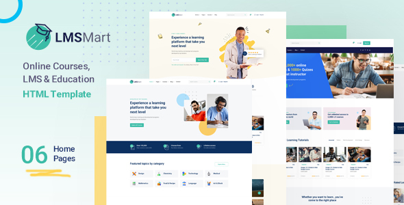 LMSMart – Education HTML Template