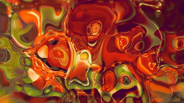 Black Green Red color background Water Paint Liquid Animation alt