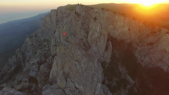Aerial View of Mount AiPetri on the Crimea Peninsula alt