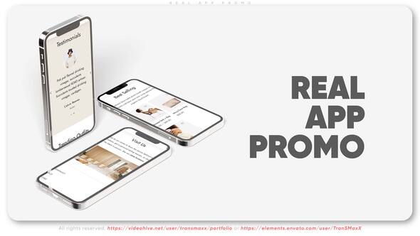 Real App Promo Product Promo template preview