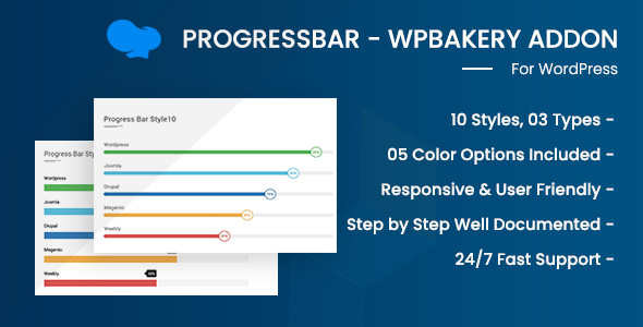Advance Progress Bar - WPBakery Addon