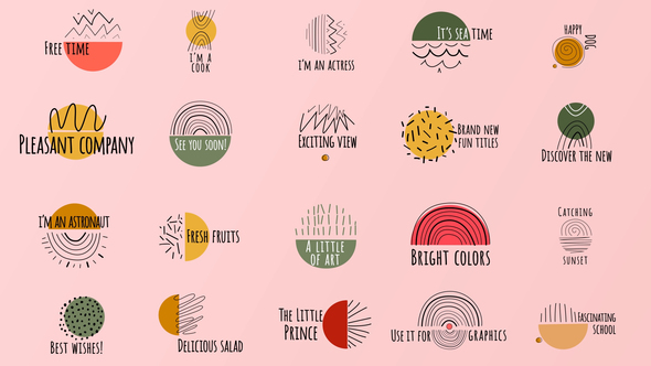 Creative Titles for After Effects Titles template preview