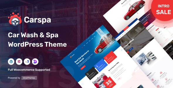 Carspa - Motor Wash & Cleaning WordPress Theme
