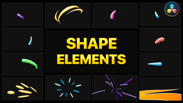 Shape Elements Pack | DaVinci Resolve