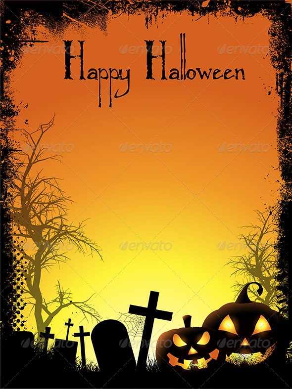 maker template handwriting GraphicRiver background Halloween by  kjpargeter