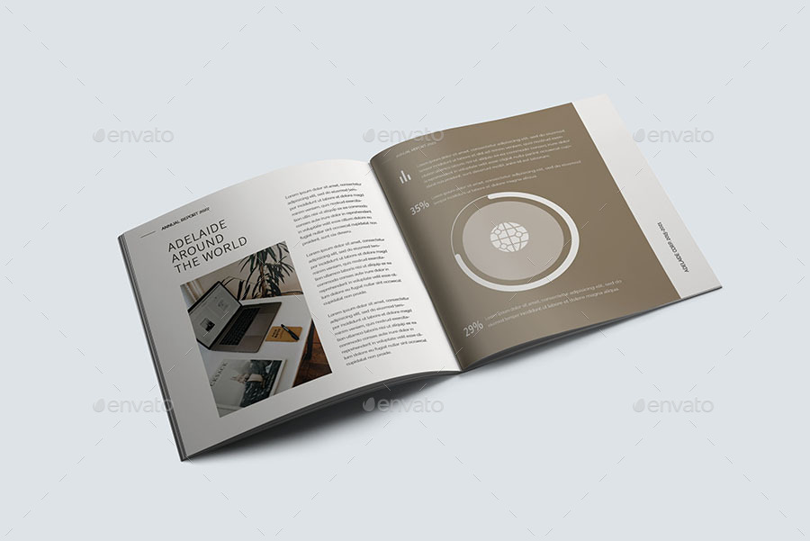 Square Adelaide Annual Report, Print Templates | GraphicRiver