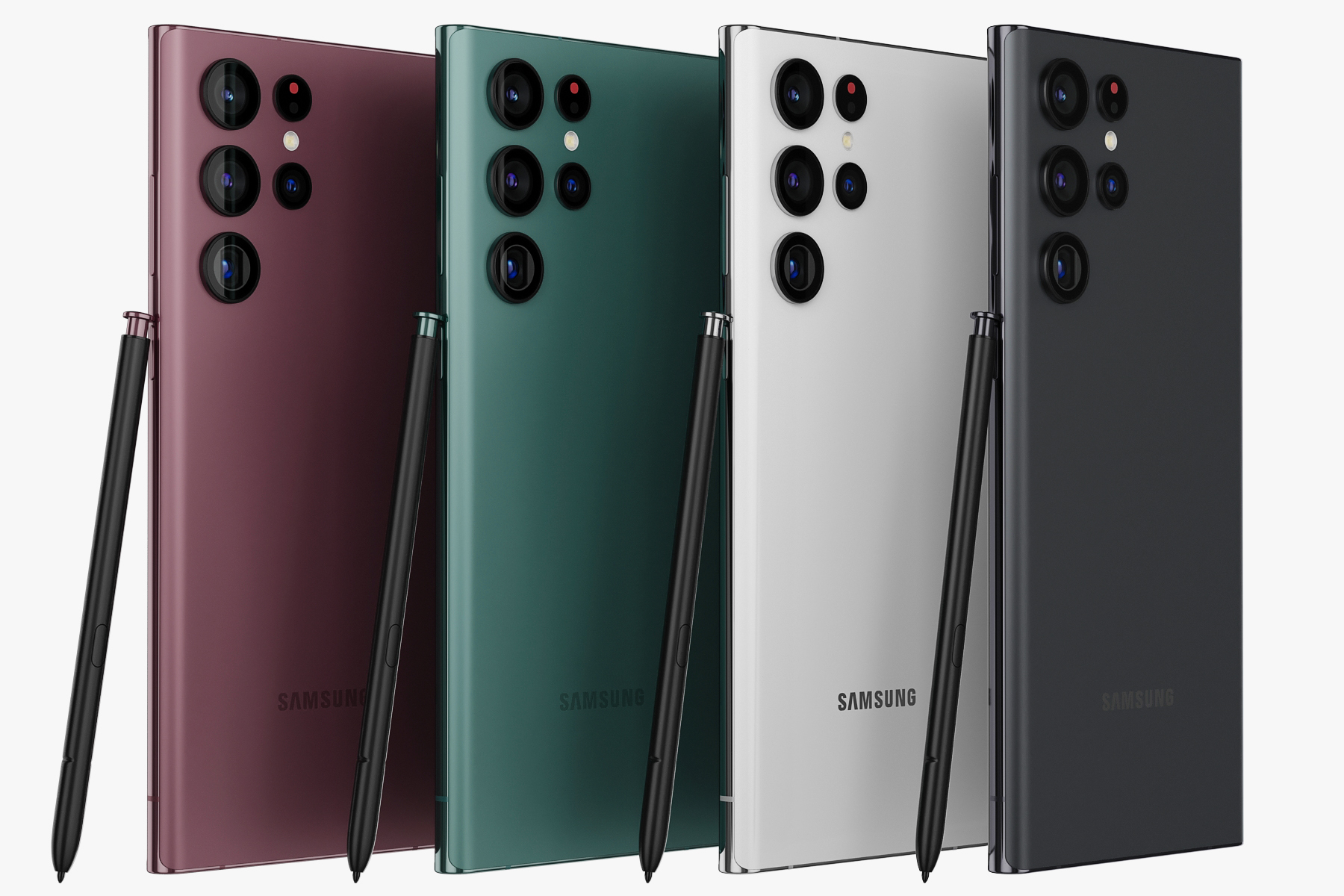 Samsung Galaxy S22 Ultra all colors