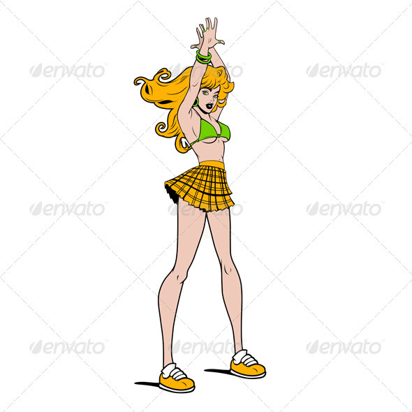 Teen Girl Dance - People Characters