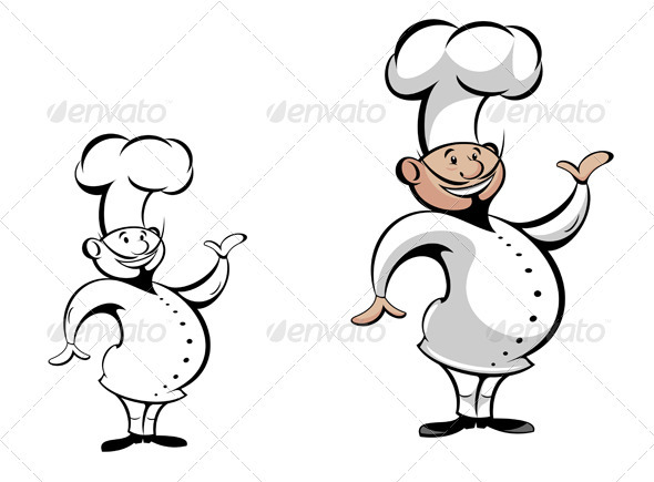 Smiling chef - People Characters