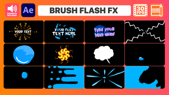 Brush Flash FX for After Effects