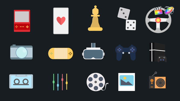 Multimedia and Gaming Icons