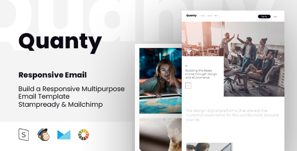 Quanty – Responsive Email + StampReady Builder