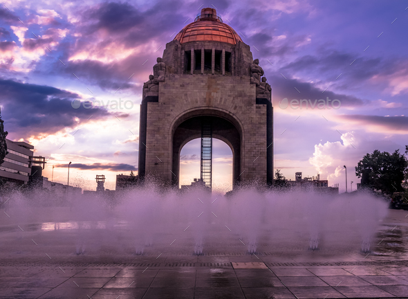 Monument to the Mexican Revolution (Monumento a la Revolucion) - Mexico City, Mexico - Stock Photo - Images
