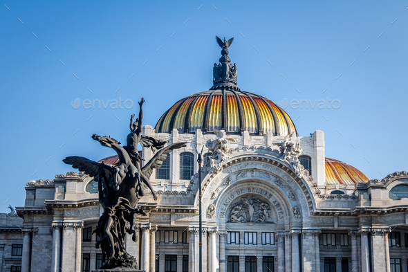 Palacio de Bellas Artes (Fine Arts Palace) - Mexico City, Mexico - Stock Photo - Images