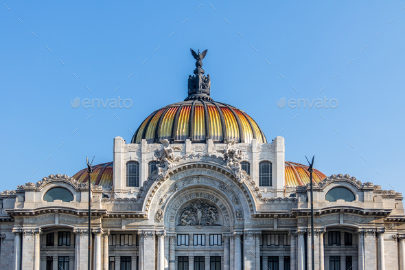 Palacio de Bellas Artes (Fine Arts Palace) - Mexico City, Mexico - Stock Photo - Images