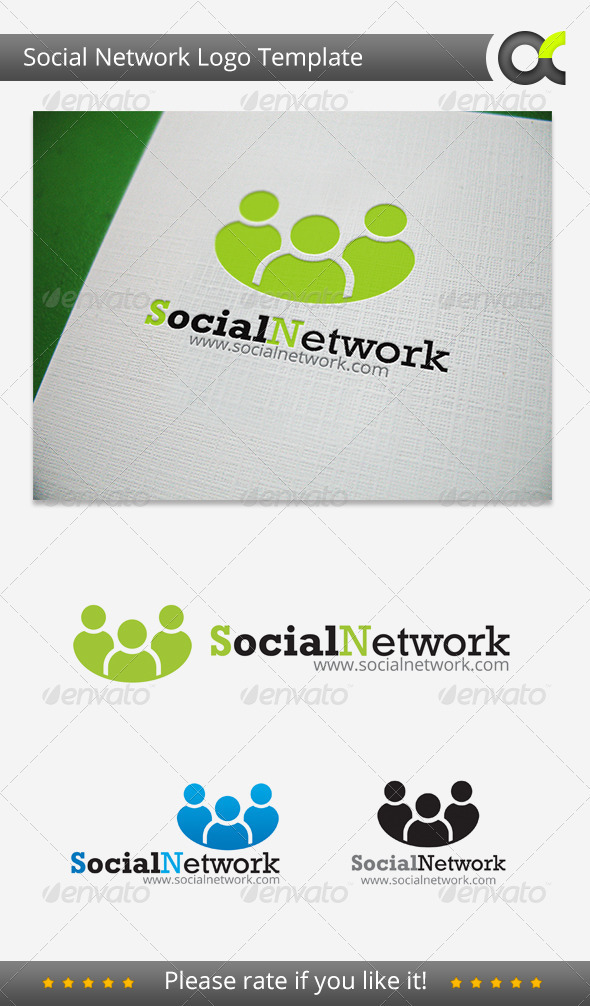 Social Network Logo - Humans Logo Templates