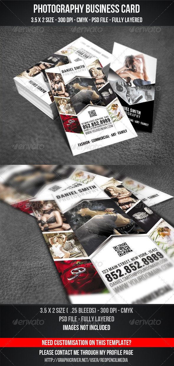 Photography Business Card - Industry Specific Business Cards