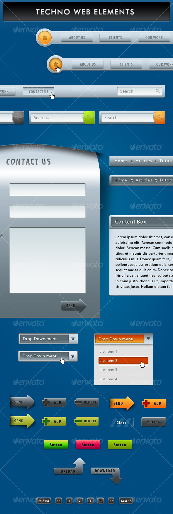 Techno Web Elements - Web Elements