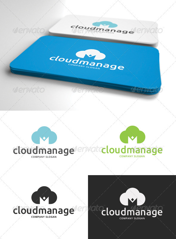 Cloud Management Logo - Humans Logo Templates