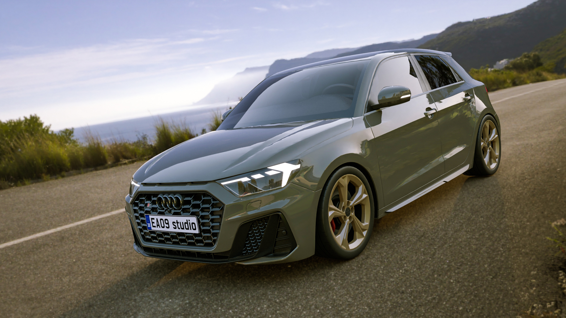 2022 Audi A1 Sportback s-line by EA09studio | 3DOcean