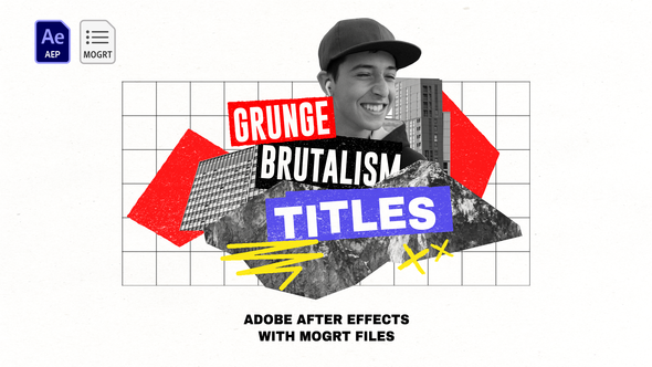 Grunge Brutalism Titles