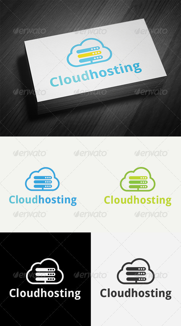 Cloud Hosting Logo - Nature Logo Templates
