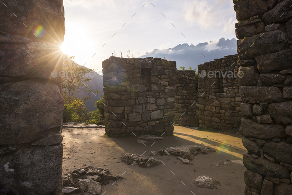 Sun Gate (Inti Punku Or Intipuncu), Machu Picchu, Cusco Region, Peru ...