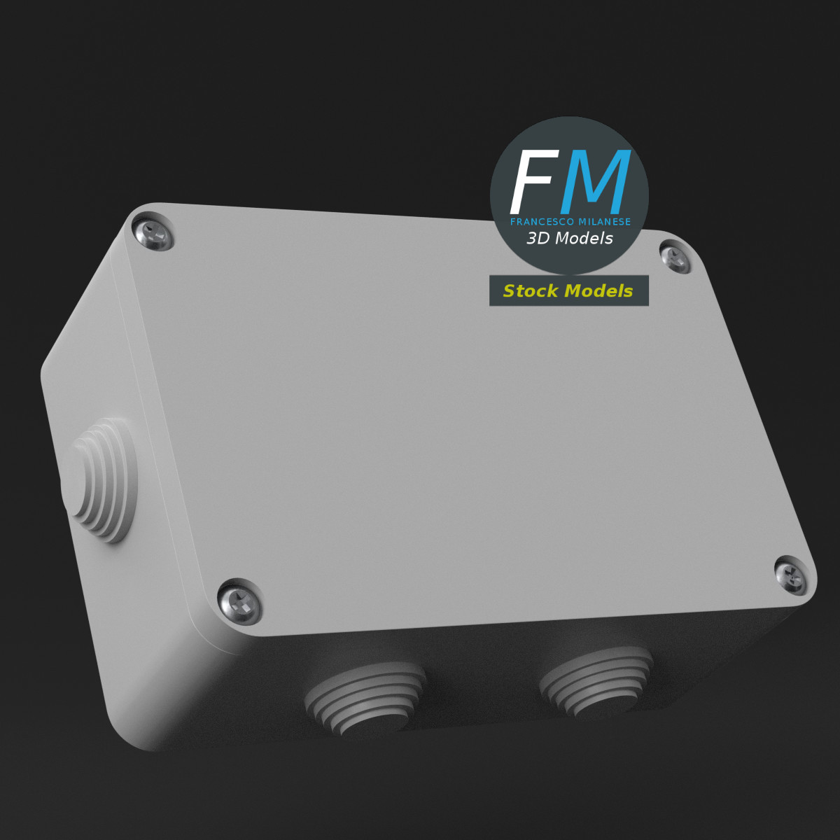 Rectangular junction box 2 by 3DOcean
