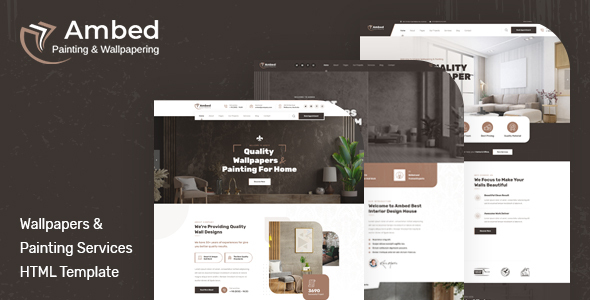 [DOWNLOAD]Ambed - Wallpapers & Painting Services HTML Template