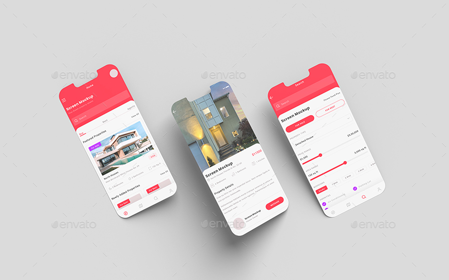 Clean Smartphone Screen Mockup, Graphics | GraphicRiver