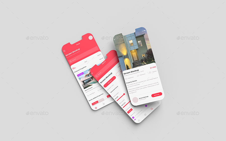 Clean Smartphone Screen Mockup, Graphics | GraphicRiver