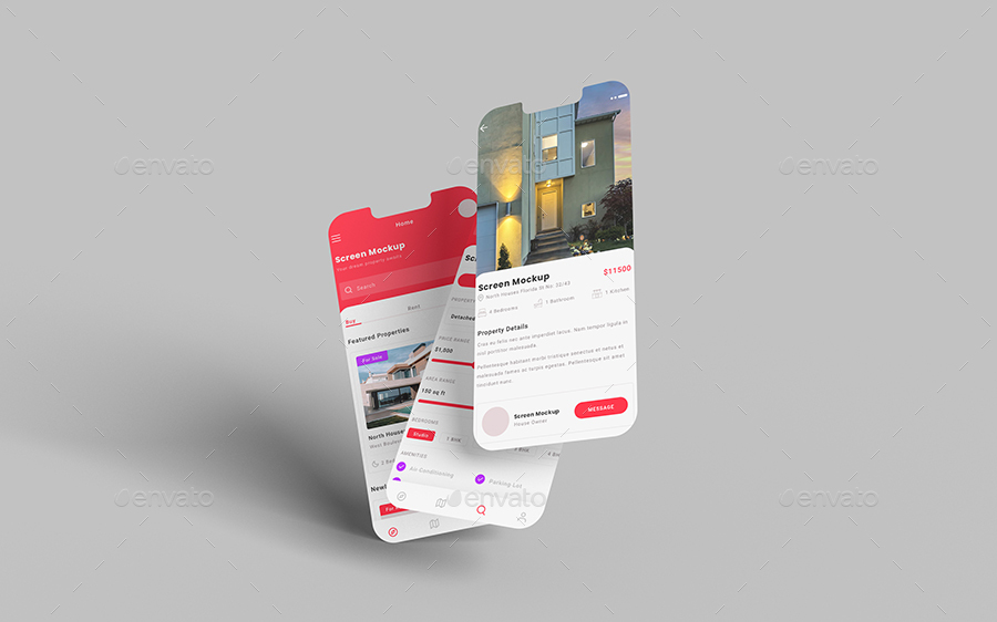 Clean Smartphone Screen Mockup, Graphics | GraphicRiver