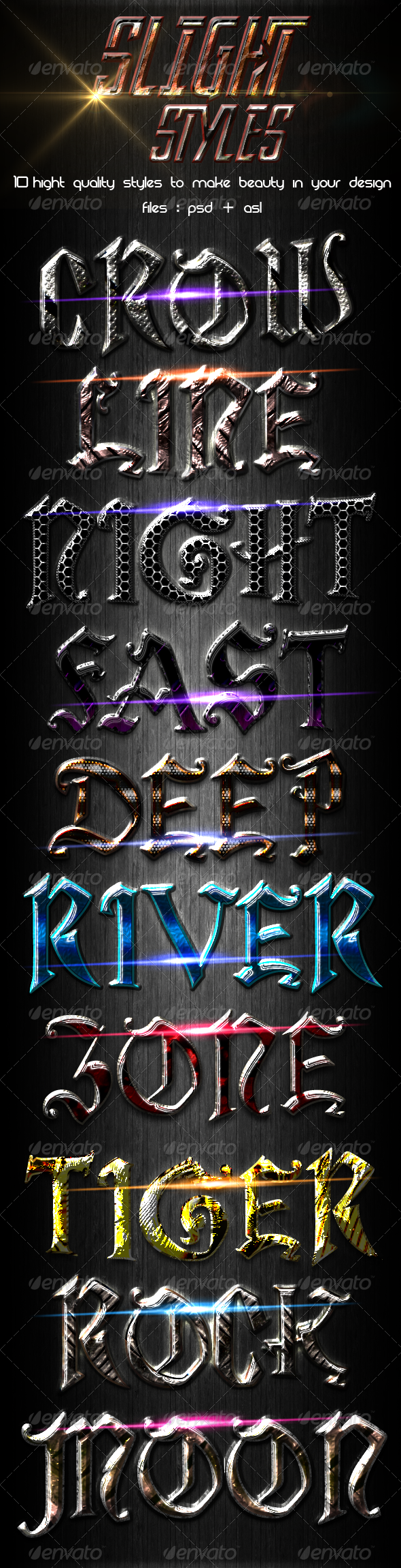 Slight Styles - Text Effects Actions