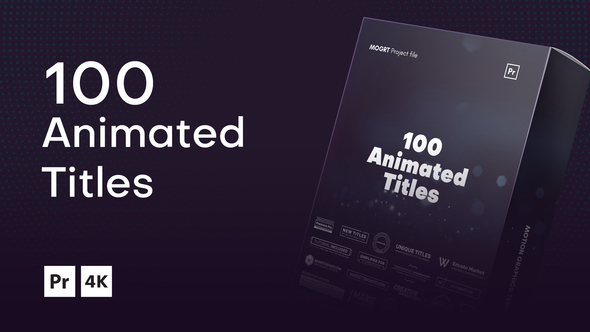 100 Animated Titles for Premiere Pro