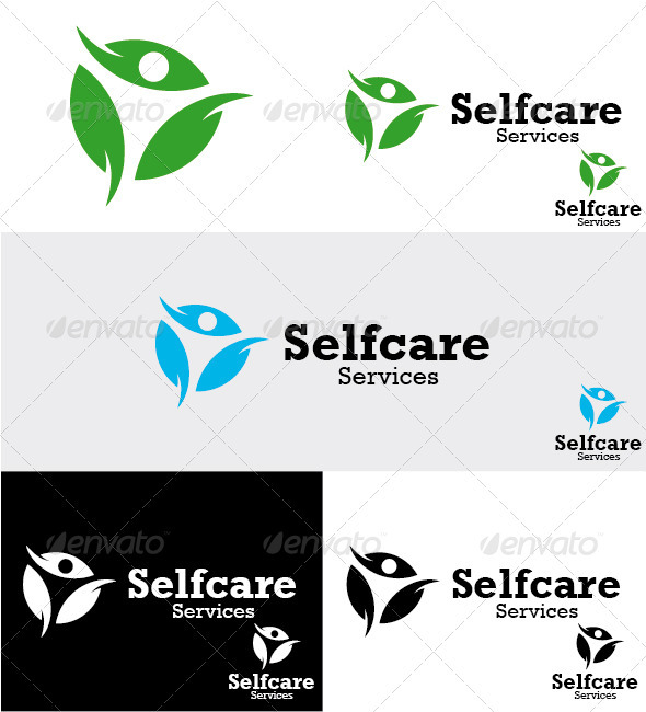 Selfcare Services Logo - Humans Logo Templates