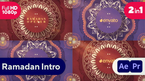 Ramadan Intro || Ramadan Opener (2 in 1) (MOGRT)