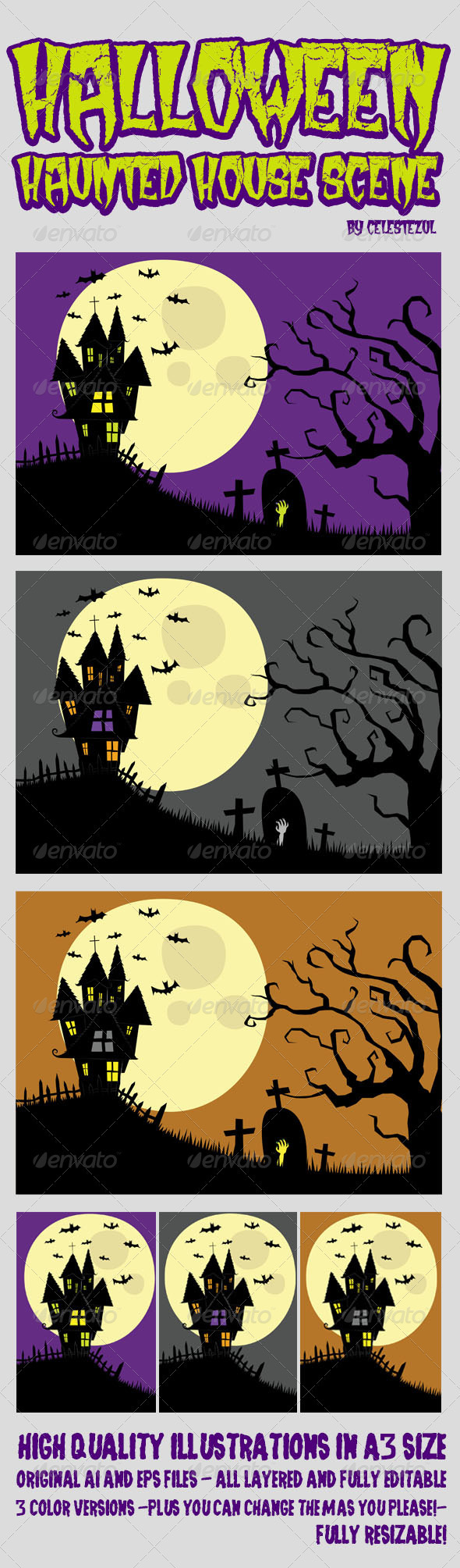 Halloween Haunted House - Halloween Seasons/Holidays