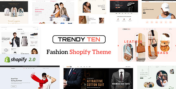 TrendyTen - Multi purpose Shopify Theme
