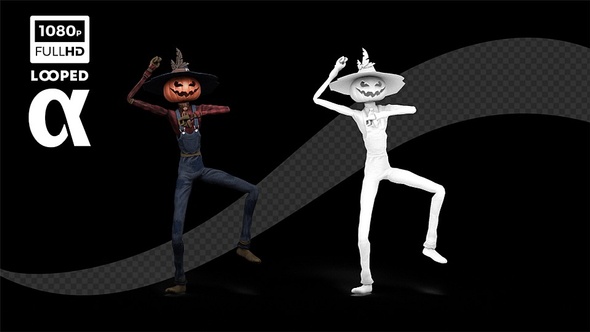 Halloween Scarecrow - Gangnam Style Dancer